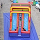 inflatable double lane tnflatable slide