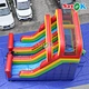 inflatable double lane tnflatable slide